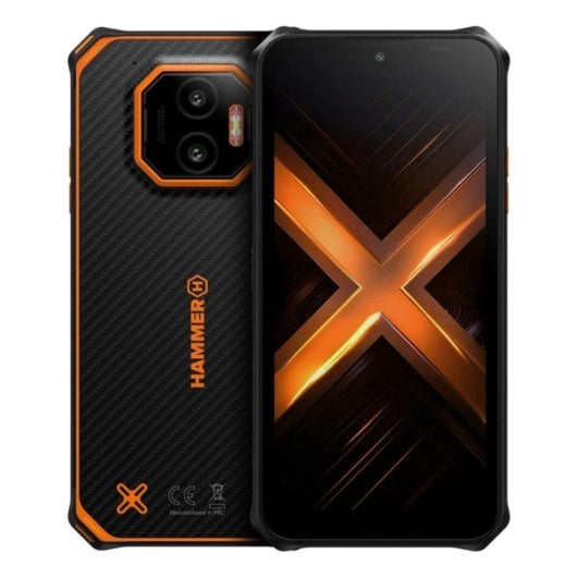 Hammer Energy X2 4G 6GB 128GB 6.1" Preto Laranja