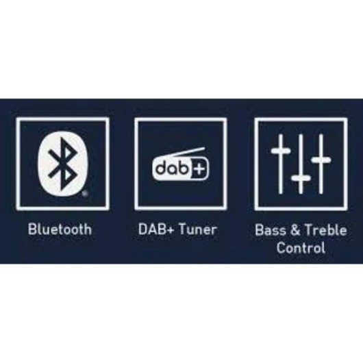 Microset Grundig CMS 4200 120W RMS Bluetooth 4.2 DAB+ USB CD MP3 WMA