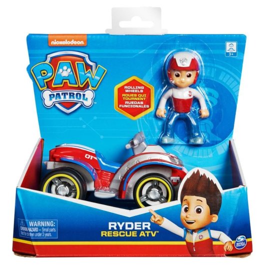 Quad de Rescate Spin Master Patrulla Canina avec Figurine Ryder