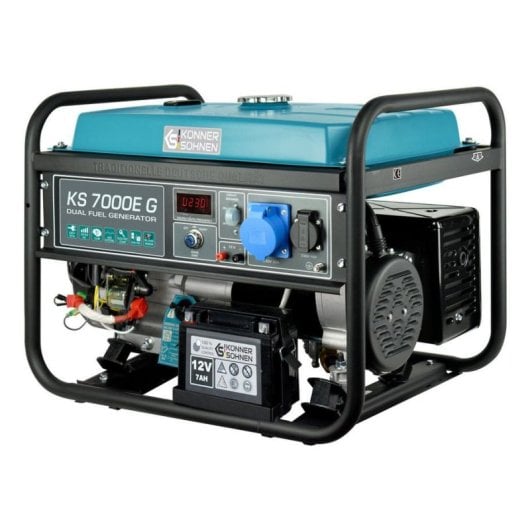 Générateur Könner & Söhnen KS 7000E G 5000W 230V 25L Essence/GPL