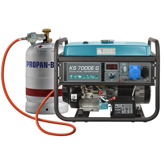 Générateur Könner & Söhnen KS 7000E G 5000W 230V 25L Essence/GPL