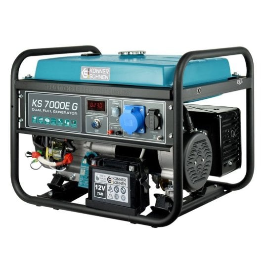 Générateur Könner & Söhnen KS 7000E G 5000W 230V 25L Essence/GPL