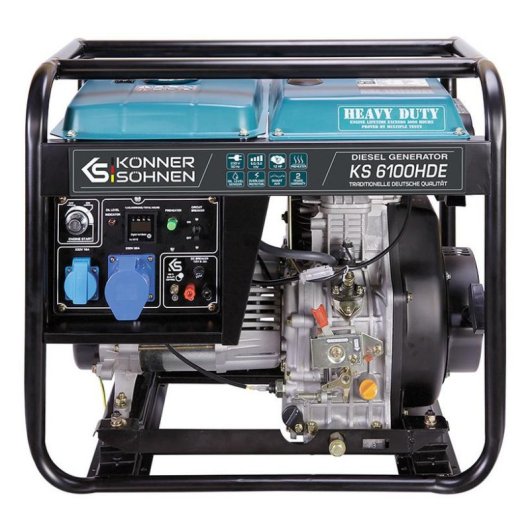 Generador Diésel Könner & Söhnen KS 6100HDE 5000W 230V 11L