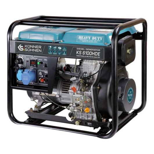 Generador Diésel Könner & Söhnen KS 6100HDE 5000W 230V 11L