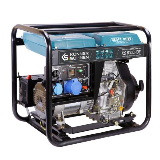 Generador Diésel Könner & Söhnen KS 6100HDE 5000W 230V 11L