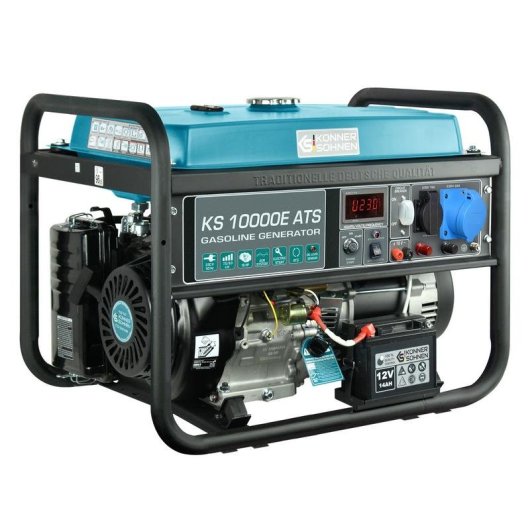 Generador Könner & Söhnen KS 10000E ATS 7500W 230V 25L Gasolina