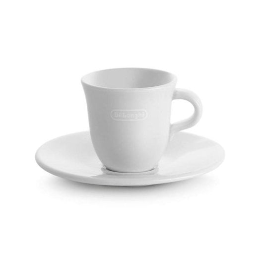 Tasse DeLonghi DLSC308 Porcelaine 70 ml Blanc Pack 2 Unités