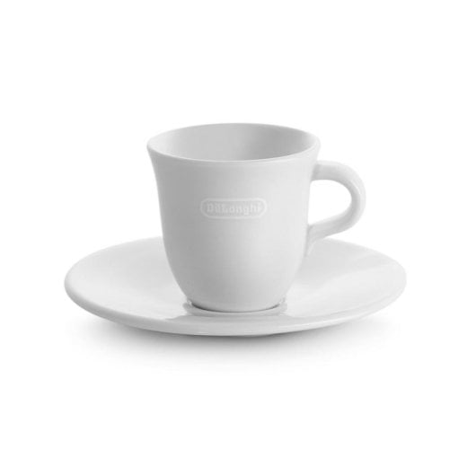 Tasse DeLonghi DLSC308 Porcelaine 70 ml Blanc Pack 2 Unités