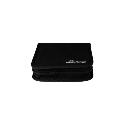 Cover Carter MediaRange BOX50 per 24 Dischi Nylon Nero