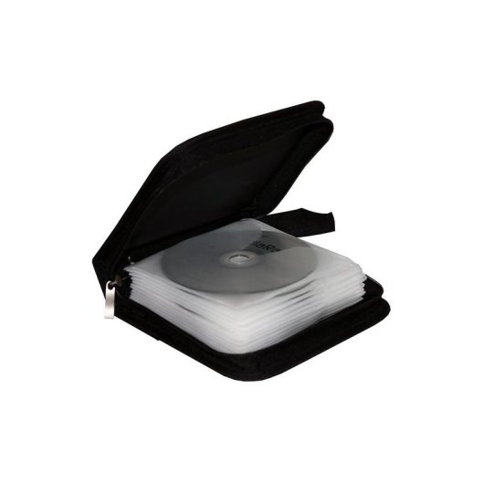Cover Carter MediaRange BOX50 per 24 Dischi Nylon Nero