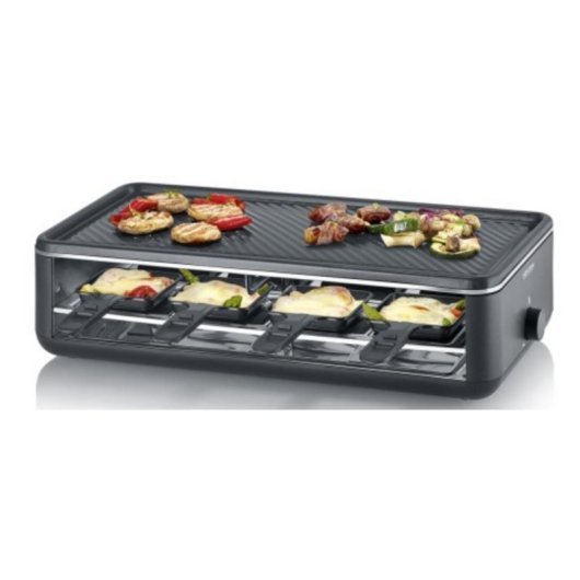 Parrilla Raclette Severin RG 2365 8 personnes 1300 W Noir