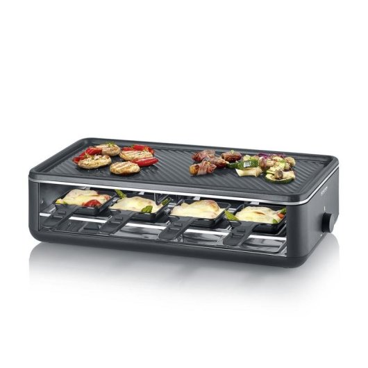 Parrilla Raclette Severin RG 2365 8 personnes 1300 W Noir