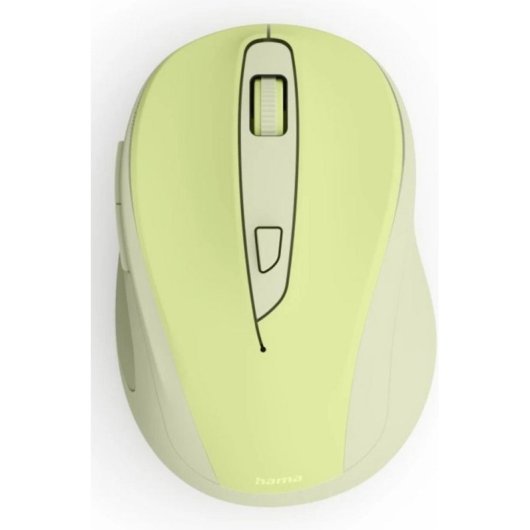 Ratón Hama WM-400 RF Wireless 1600 DPI Verde Ergonomía Oficina