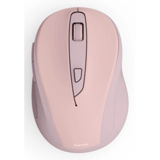 Ratón Hama WM-400 RF Wireless 1600 DPI Rose 6 Boutons Ergonomique Bureau