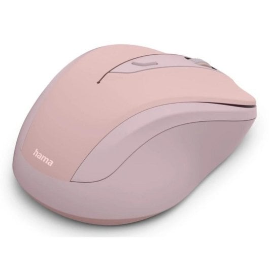 Ratón Hama WM-400 RF Wireless 1600 DPI Rose 6 Boutons Ergonomique Bureau
