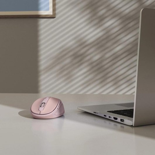 Ratón Hama WM-400 RF Wireless 1600 DPI Rose 6 Boutons Ergonomique Bureau