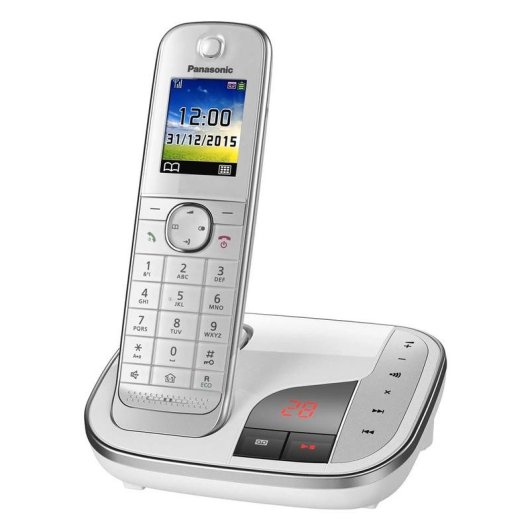 Telefone DECT Panasonic KX-TGJ320 Branco com Identificador de Chamadas e Altifalante