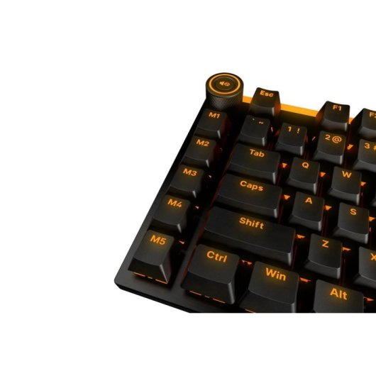 Teclado Be quiet Light Mount mecánico QWERTZ con LED RGB y descanso de muñecas