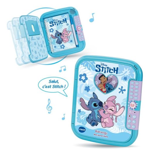 Ordenador portátil para niños VTech Stitch KIDISECRETS 5 años Azul
