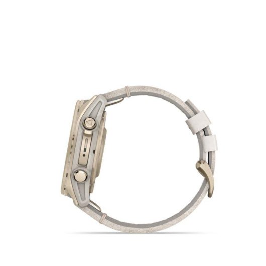 Garmin Fenix 8 Bluetooth GPS 43mm Oro Correa Gris Talla Única Resistencia Agua 10ATM SpO2