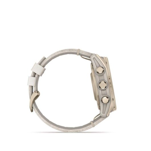 Garmin Fenix 8 Bluetooth GPS 43mm Oro Correa Gris Talla Única Resistencia Agua 10ATM SpO2