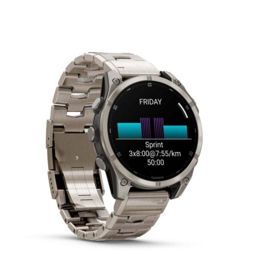 Garmin Fenix 8 GPS Bluetooth 47mm Titanio Talla Única Resistencia Agua 10ATM SpO2