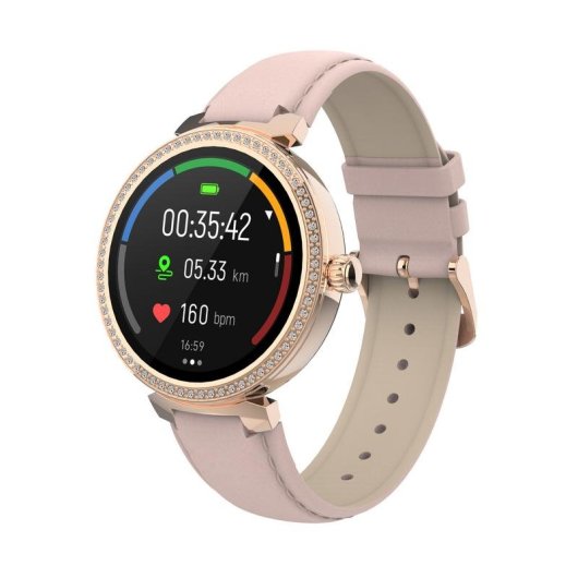 Denver SWC-342RO Bluetooth 1,2" Rosa Talla Única IP67 SpO2 Pulsómetro Tensiómetro