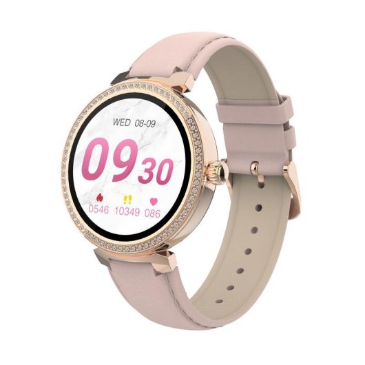 Denver SWC-342RO Bluetooth 1,2" Rosa Talla Única IP67 SpO2 Pulsómetro Tensiómetro
