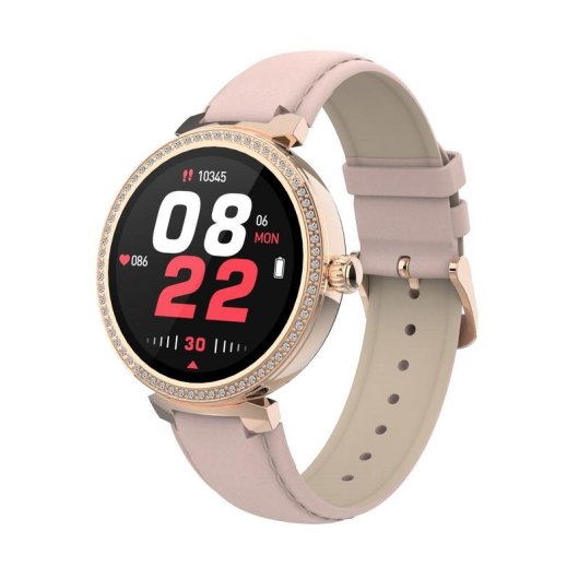 Denver SWC-342RO Bluetooth 1,2" Rosa Talla Única IP67 SpO2 Pulsómetro Tensiómetro