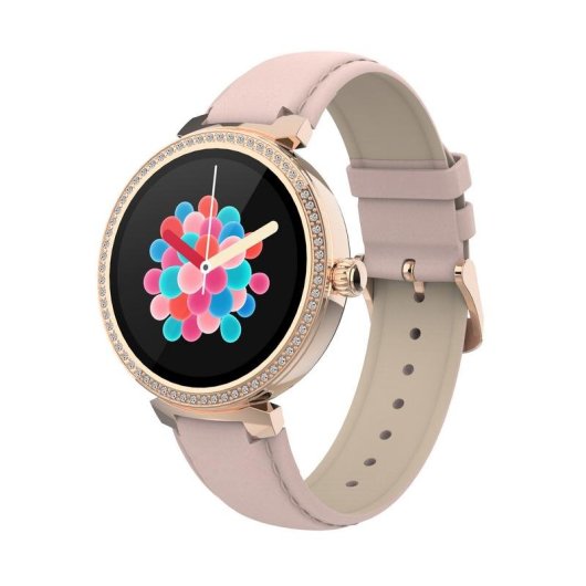 Denver SWC-342RO Bluetooth 1,2" Rosa Talla Única IP67 SpO2 Pulsómetro Tensiómetro