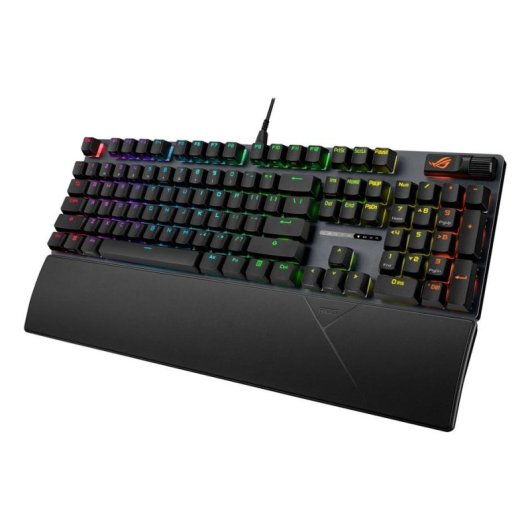 Tastiera Asus ROG Strix Scope II X completa con LED RGB e poggiapolsi