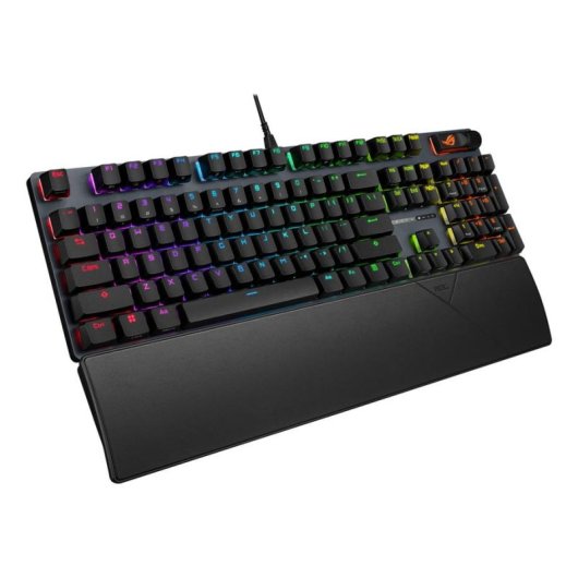 Tastiera Asus ROG Strix Scope II X completa con LED RGB e poggiapolsi