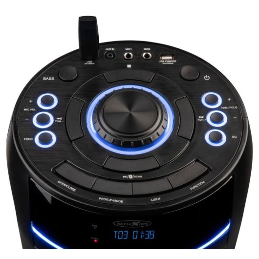 Altavoces Reflexion Party Inalámbricos 480W con Bluetooth 5.0 y LED multicolor