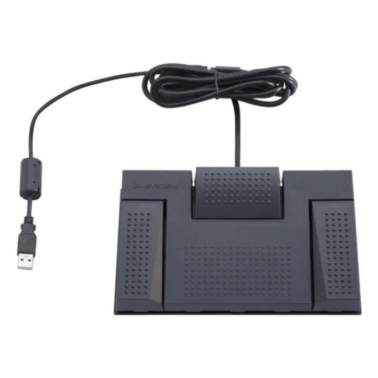 Pedal USB Olympus RS28N Gris 3 Boutons 1,8 m
