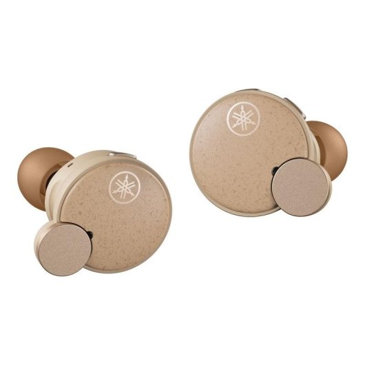 Auriculares Yamaha TW-E7B sans fil Bluetooth avec ANC, micro et IPX5 beige