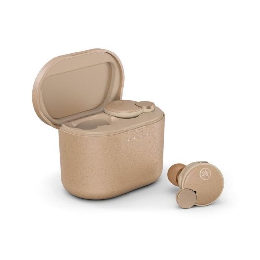 Auriculares Yamaha TW-E7B sans fil Bluetooth avec ANC, micro et IPX5 beige