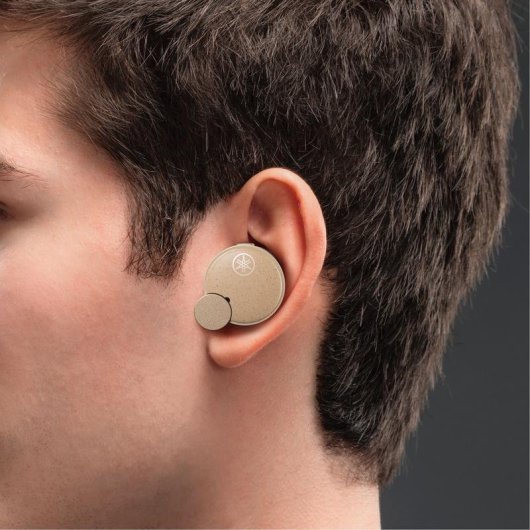 Auriculares Yamaha TW-E7B sans fil Bluetooth avec ANC, micro et IPX5 beige