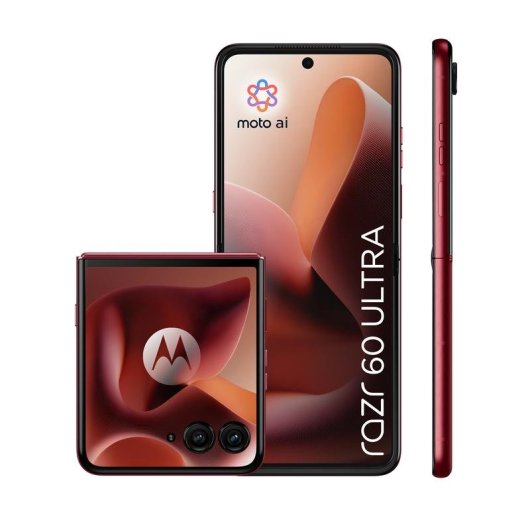 Motorola Razr 60 Ultra 5G 16 Go 6,96" 512 Go Bordeaux Caméra 50 MP