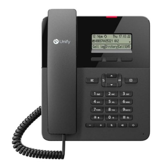 Teléfono analógico Unify OpenScape Desk Phone CP110 Negro