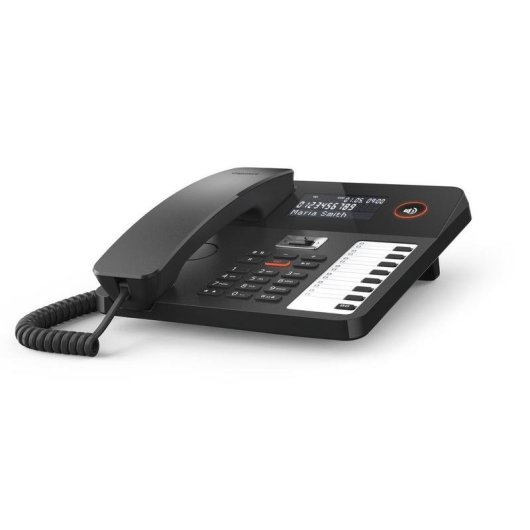 Teléfono DECT Gigaset DESK 800A Terminal con Conexión por Cable Negro