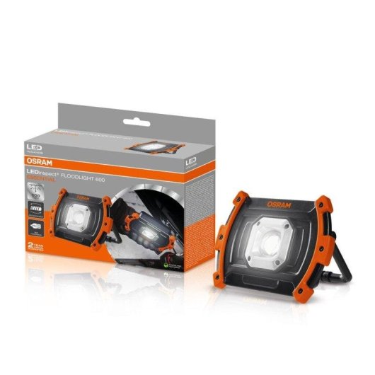 Linterna Antorcha Osram LEDinspect FLOODLIGHT 600 ESSENTIAL Recargable USB-C