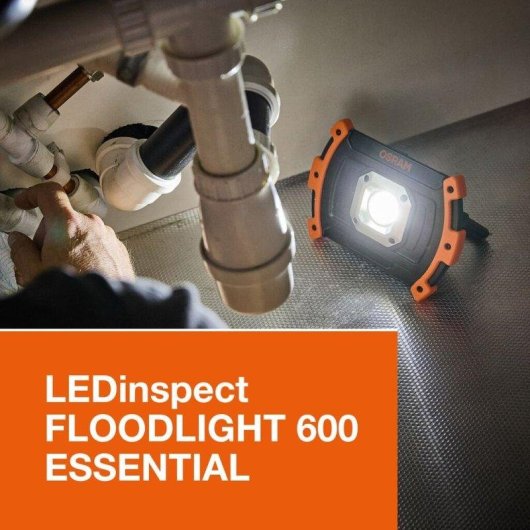 Linterna Antorcha Osram LEDinspect FLOODLIGHT 600 ESSENTIAL Recargable USB-C