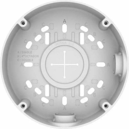 Scatola di Collegamento Hanwha SBO-140BW Bianco Alluminio