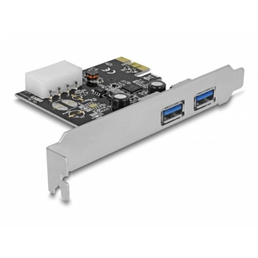 Netzwerkkarte Delock 89243 PCIe USB 3.2 Gen 1 5 Gbit/s Silber Renesas