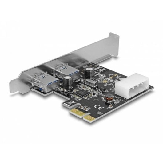 Netzwerkkarte Delock 89243 PCIe USB 3.2 Gen 1 5 Gbit/s Silber Renesas