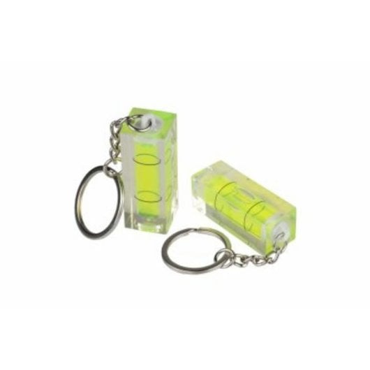 Llavero de anilla Kabelmeister TOOL-003-2 Plata Transparente Amarillo Rectángulo 2 piezas