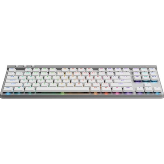 Clavier Logitech G G515 LIGHTSPEED TKL sans fil mécanique RGB AZERTY blanc