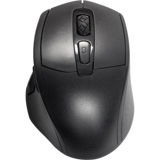 Ratón Inter-Tech M-230 RF wireless 1600 DPI Nero 6 Pulsanti Ergonomico