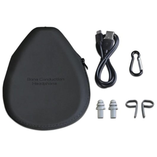 Auriculares Lenco HBC-200GY sans fil Bluetooth sports avec protection IPX5 noirs