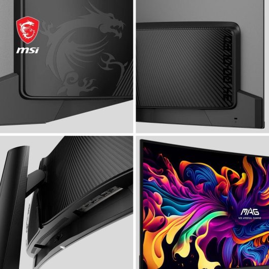 Écran PC MSI MAG 341CQPDE 34" UltraWide Quad HD 175Hz QD-OLED Courbe HDR400 Hauteur réglable